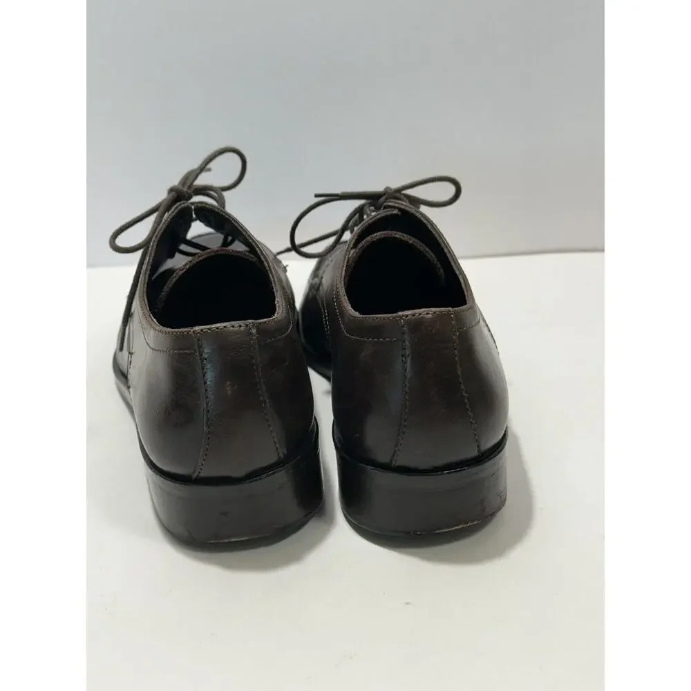 Too Boot New York Adam Derrick Brown Oxford Laces Sz 8 Dress Shoes Made in Italy